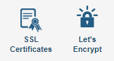 SSL and Lets Encrype in control panel
